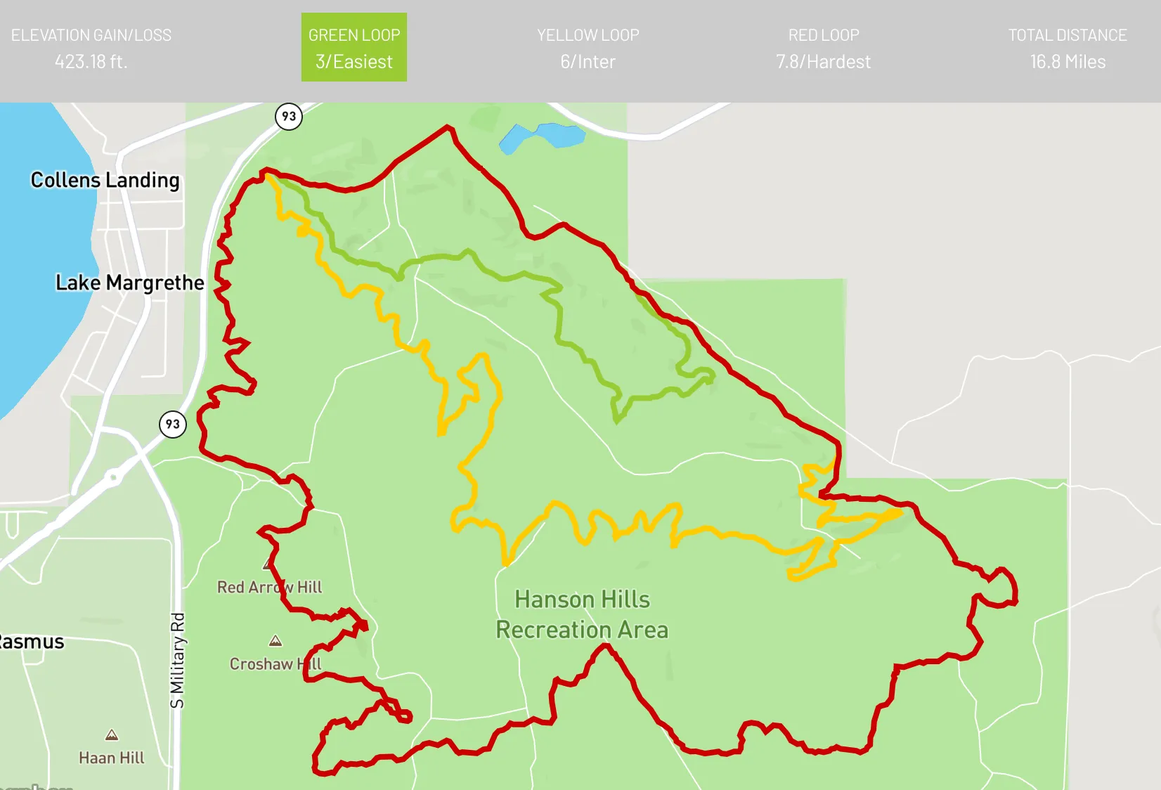 Hanson Hills Recreation Area