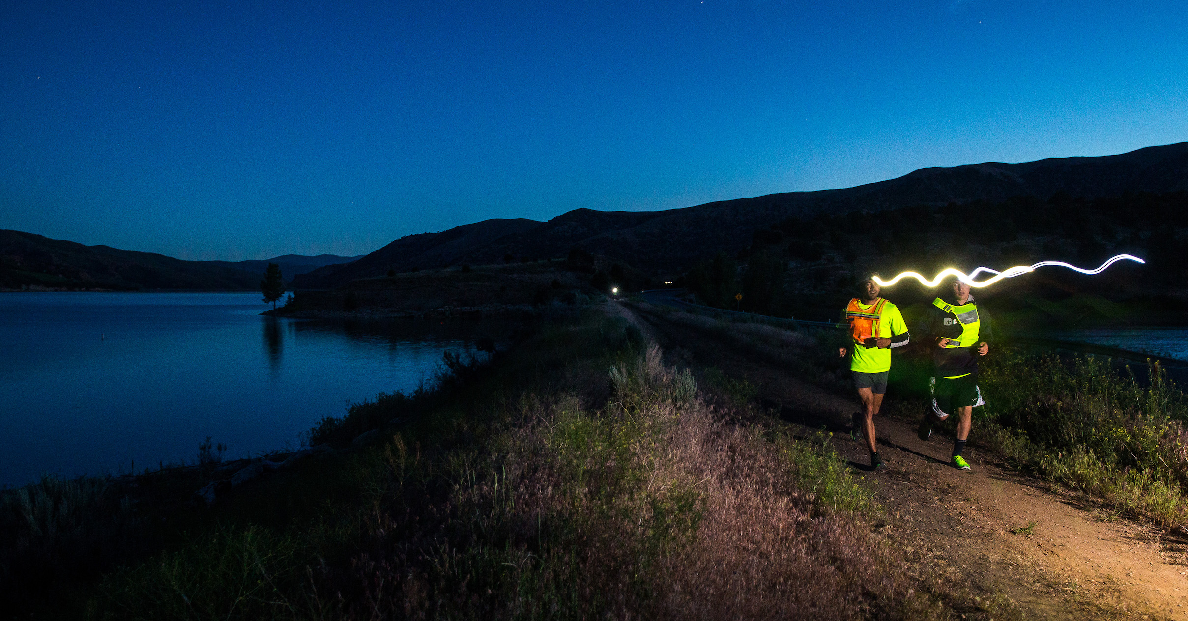 Running with friends in the dark at Ragnar